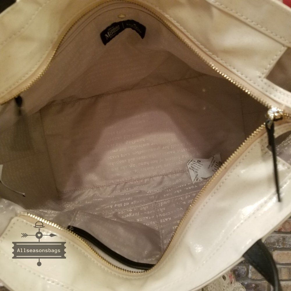 Kate spade Minnie Mouse Tote Francis White Black - Picture 7 of 8